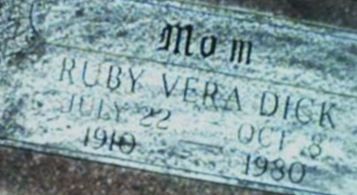 Ruby Vera Dick Ruby Vera Dick