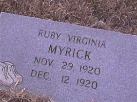 Ruby Virginia Myrick Ruby Virginia Myrick