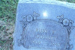 Ruby W Gossett