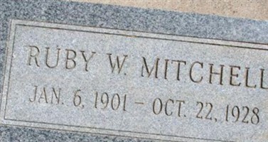 Ruby W Mitchell Ruby W Mitchell