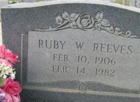 Ruby W Reeves