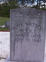 Ruby Watson Riddle Ruby Watson Riddle