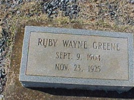 Ruby Wayne Greene Ruby Wayne Greene
