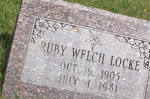 Ruby Welch Locke Ruby Welch Locke