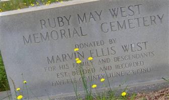 Ruby Mae West Memorial Cemetery
