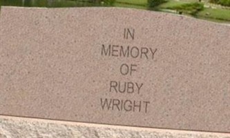 Ruby Wilson Wright Ruby Wilson Wright
