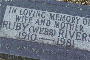 Ruby Winnifred Swartz Rivers Ruby Winnifred Swartz Rivers
