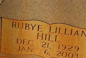 Rubye Lillian Hill