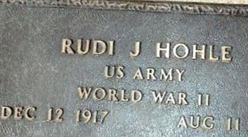 Rudi J. Hohle Rudi J. Hohle