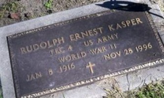 Rudolph Ernest Kasper Rudolph Ernest Kasper