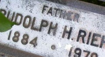 Rudolph H Riehl Rudolph H Riehl