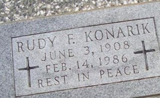 Rudy "Rudolph" F Konarik