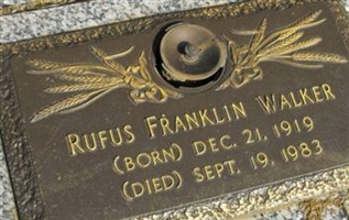 Rufus Franklin Walker Rufus Franklin Walker