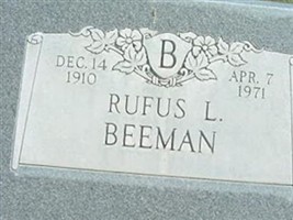 Rufus L. Beeman Rufus L. Beeman