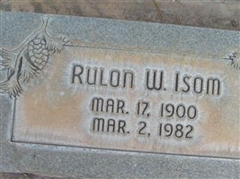Rulon Wright Isom