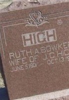 Ruth A Bowker High Ruth A Bowker High