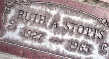 Ruth A. Stotts Ruth A. Stotts