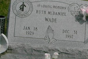 Ruth Aileen McDaniel Wade Ruth Aileen McDaniel Wade
