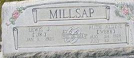 Ruth Aldine Webb Millsap Ruth Aldine Webb Millsap