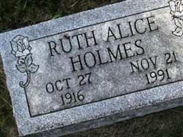 Ruth Alice Holmes Ruth Alice Holmes