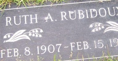 Ruth Alice Samuelson Rubidoux Ruth Alice Samuelson Rubidoux