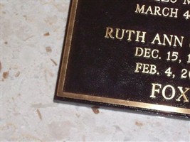 Ruth Ann Sutton Fox Ruth Ann Sutton Fox