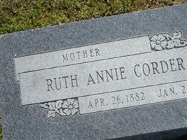 Ruth Annie Corder Ruth Annie Corder
