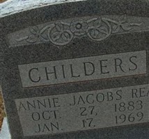 Ruth Ann "Annie" Jacobs Childers/Rea Ruth Ann "Annie" Jacobs Childers/Rea