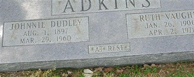 Ruth Bailey Vaughan Adkins Ruth Bailey Vaughan Adkins