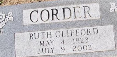 Ruth Clifford Corder Ruth Clifford Corder