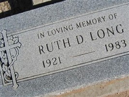 Ruth D Long Ruth D Long