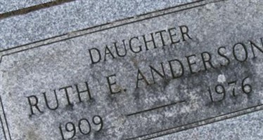 Ruth E Anderson