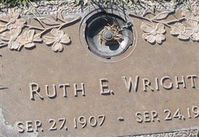 Ruth E. Wright Ruth E. Wright
