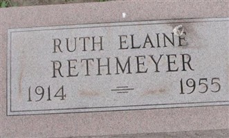 Ruth Elaine Rethmeyer Ruth Elaine Rethmeyer