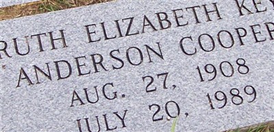 Ruth Elizabeth Key Anderson Cooper Ruth Elizabeth Key Anderson Cooper