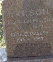 Ruth Elizabeth Hanson Ruth Elizabeth Hanson