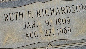 Ruth F. Richardson Ruth F. Richardson