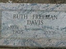 Ruth Freeman Davis Ruth Freeman Davis