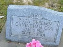 Ruth Gerleen Cunningham Cox