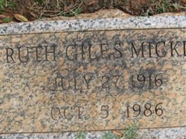 Ruth Giles Mickle