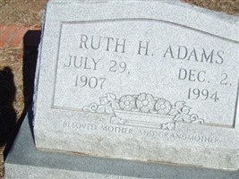 Ruth H Adams Ruth H Adams
