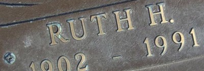 Ruth H Weber Ruth H Weber