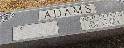Ruth Hopkins Adams Ruth Hopkins Adams