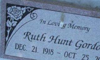 Ruth Hunt Gordon Ruth Hunt Gordon