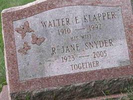 Ruth Jane Snyder Klapper