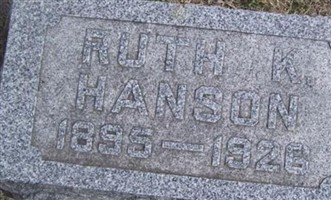Ruth K. Hanson Ruth K. Hanson