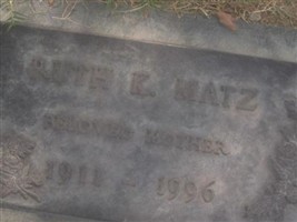 Ruth K. Matz Ruth K. Matz