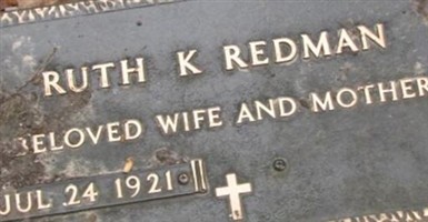 Ruth K Redman Ruth K Redman