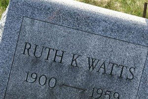 Ruth K Watts