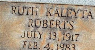 Ruth Kaleyta Roberts Ruth Kaleyta Roberts